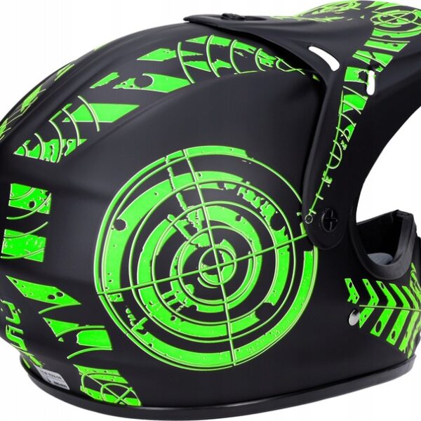 Kask Enduro Hulajnoga Zielony