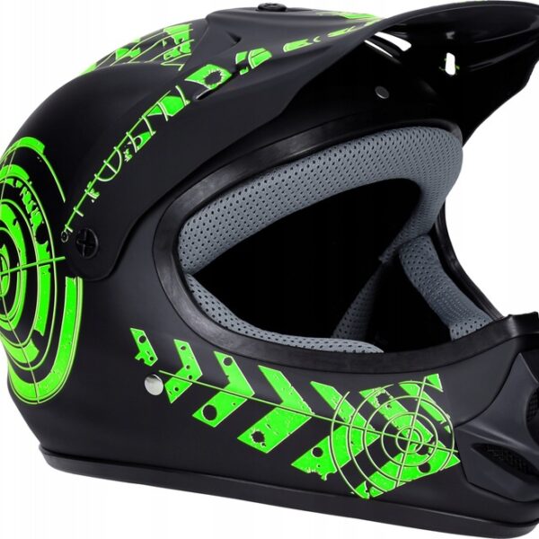 Kask Enduro Hulajnoga Zielony