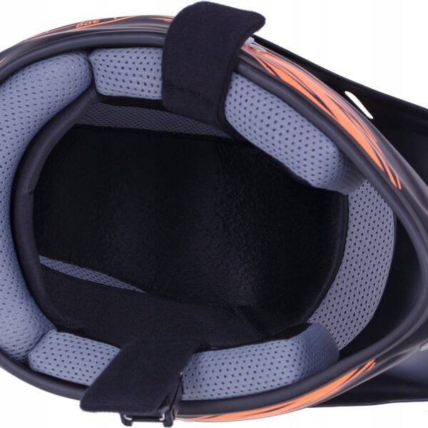 Kask Motocyklowy Hulajnoga Czerwony