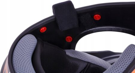 Kask Motocyklowy Hulajnoga Czerwony