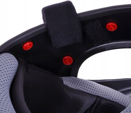 Kask Motocyklowy Hulajnoga Czerwony