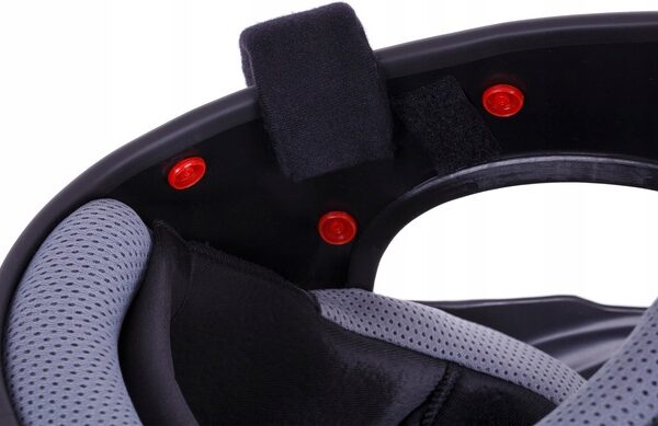 Kask Motocyklowy Hulajnoga Czerwony