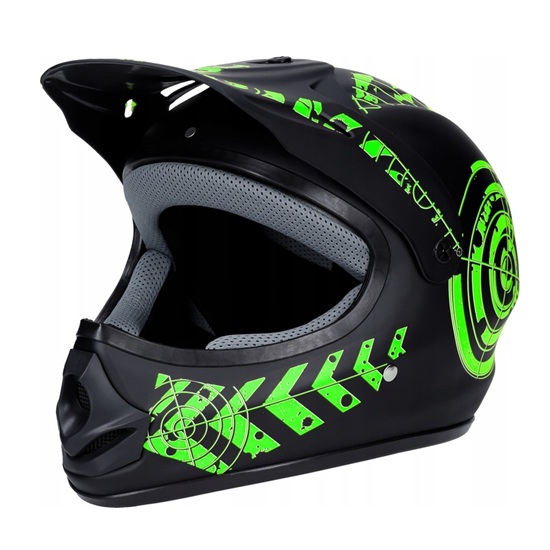 Kask Enduro Hulajnoga Zielony