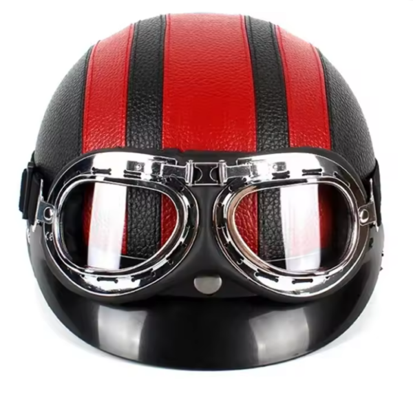 Kask Motocyklowy Vintage
