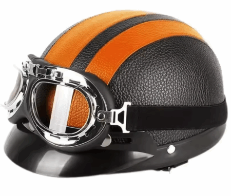Kask Motocyklowy Vintage