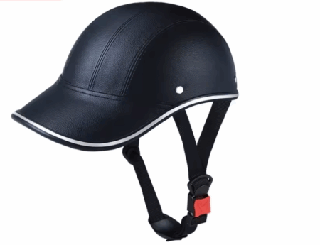 Kask motocyklowy klasyczny skórzany